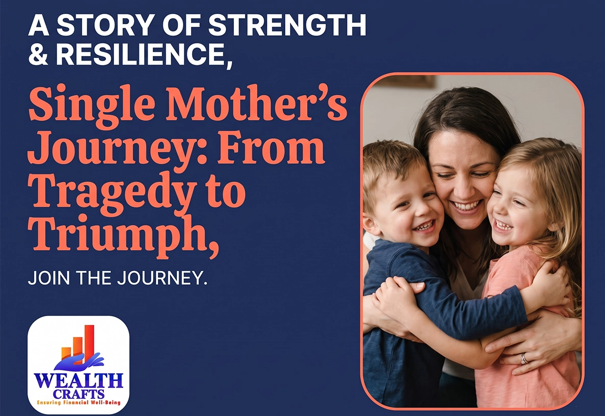 A mother embraces her two smiling children in a story of strength and resilience